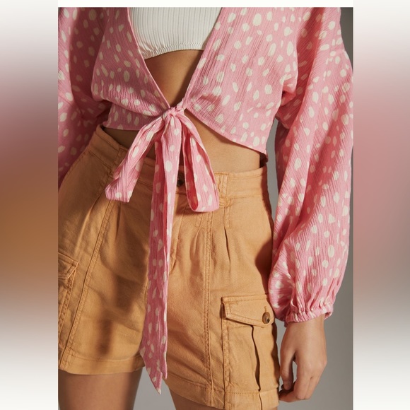 NWT Anthro Tie Front Kimono - Picture 3 of 5